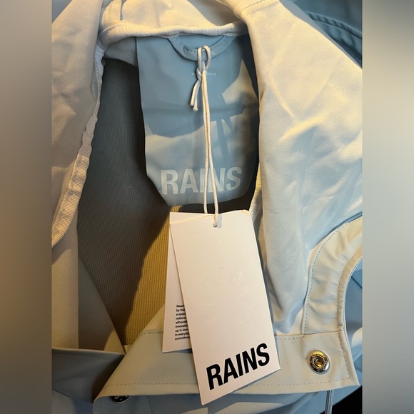 Rains NWT Unisex Long Rain Jacket - Picture 4 of 4